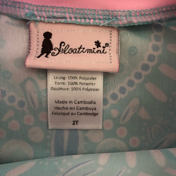 Floatimini Sand dollar Rash Guard Size 2T - Picture 3 of 3